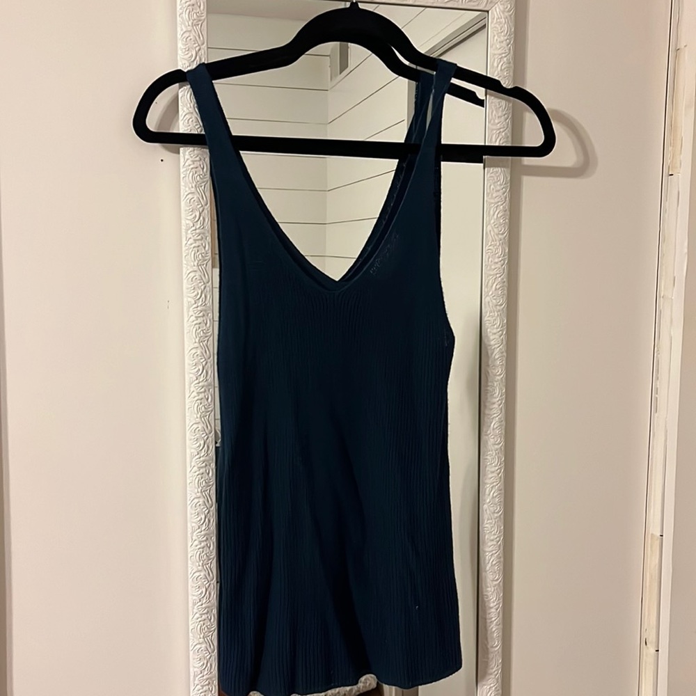 CJLA navy sweater tank
